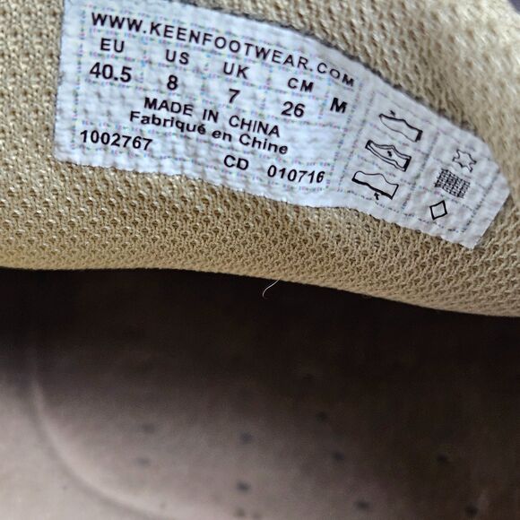 Keen Finlay Oxford Sneakers Mens 8 Brown Leather Casual Hiking Soft Toe Shoes main image 8